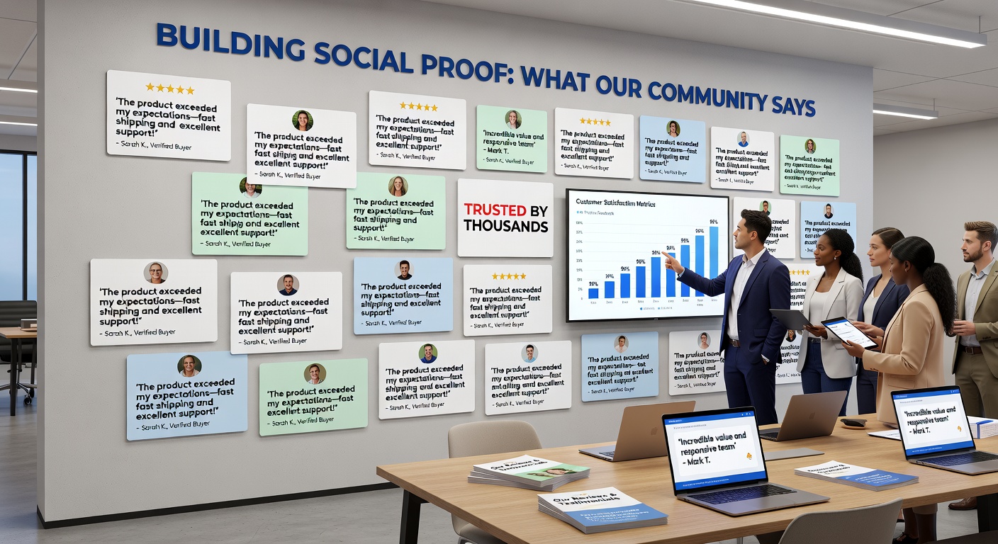 Social proof building