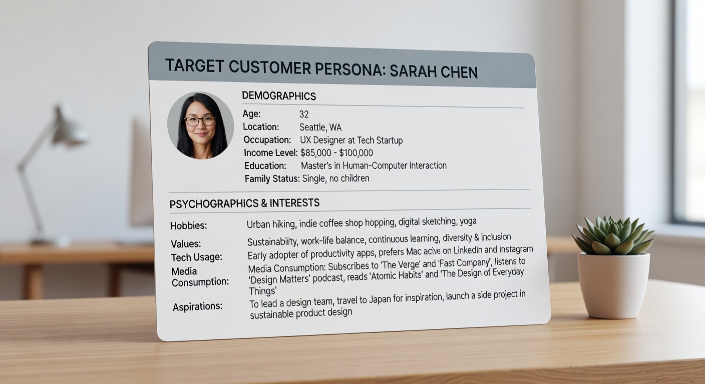 Target customer persona