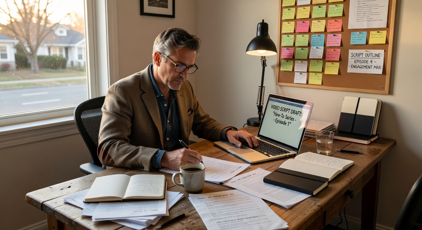 Video script writing and content creation